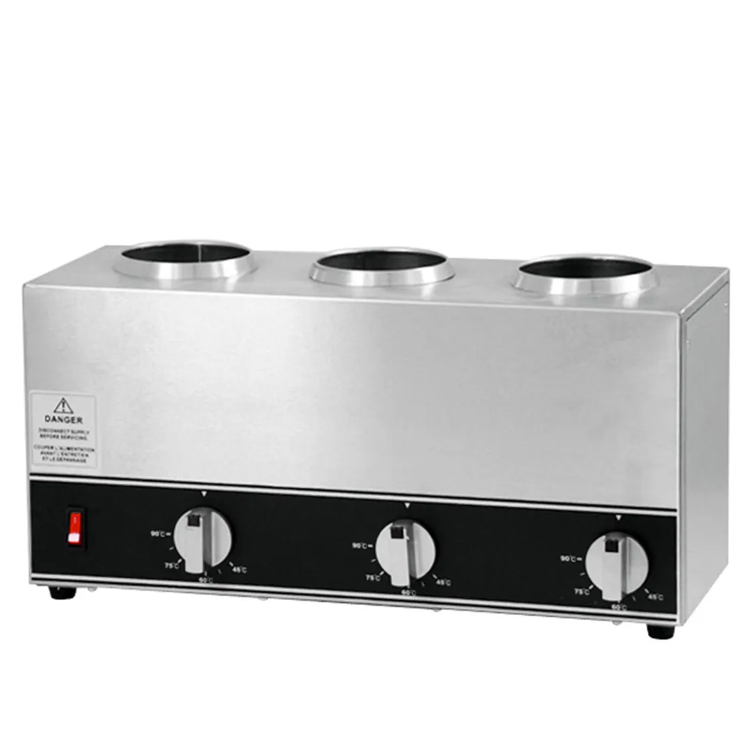 Omcan USA 44179 (Fw-Cn-1603) Triple Bottle Sauce Warmer, Countertop