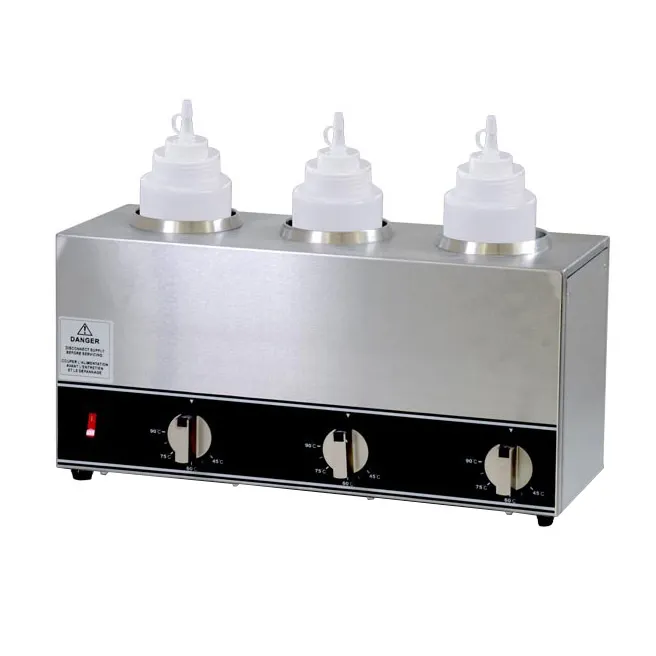Omcan USA 44179 (Fw-Cn-1603) Triple Bottle Sauce Warmer, Countertop
