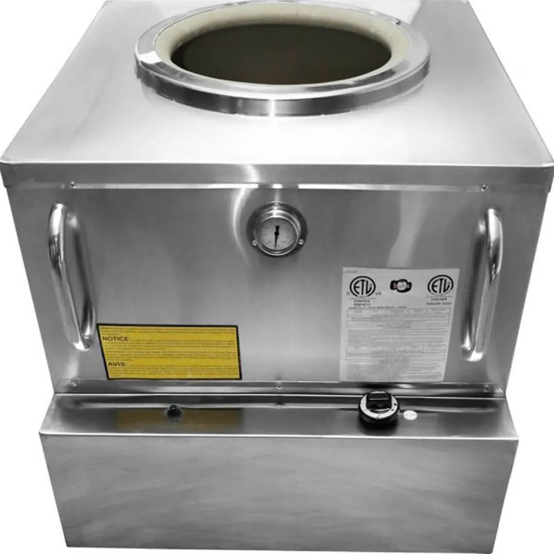 Omcan USA 44285 (Ce-In-3232) Tandoor Clay Oven, Natural Gas, 32"W X 32"D X 36"H