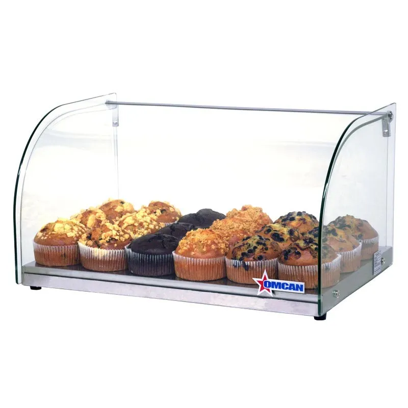 Omcan USA 44370 (44370) Display Case, Countertop, Curved Front Glass