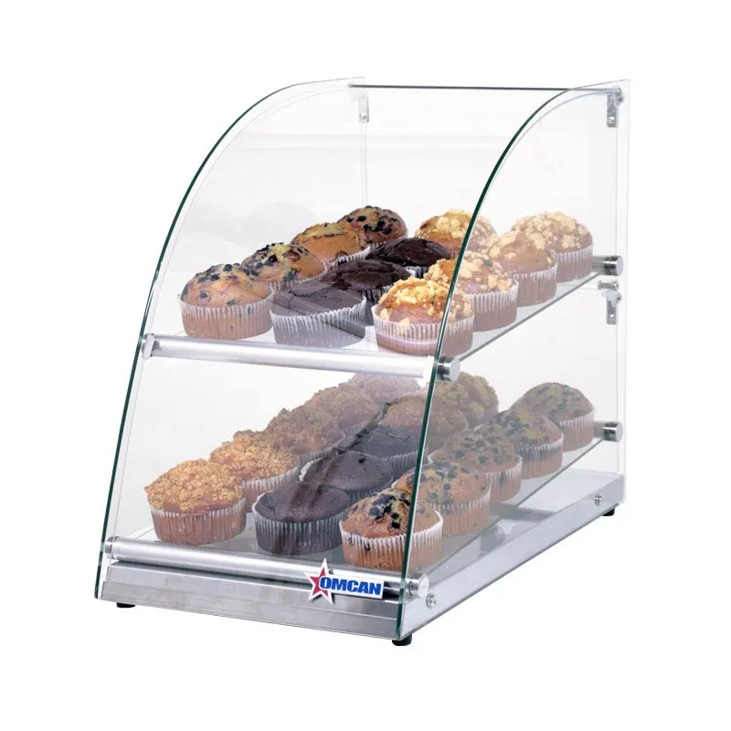 Omcan USA 44374 (44374) Display Case, Countertop, Curved Front Glass