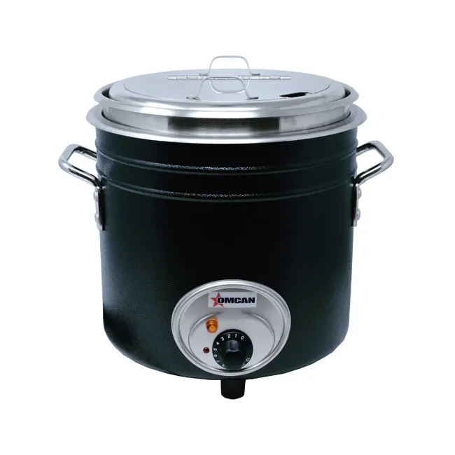 Omcan USA 44392 (Fw-Tw-5000-B) Retro Stock Pot Kettle, Electric, 11 Qt. Capacity