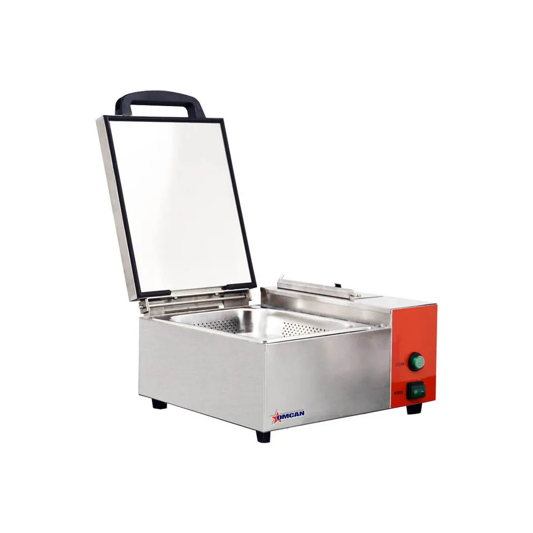 Omcan USA 44407 (Fw-Cn-1800) Steamer, Electric, Countertop, Half-Size Pan