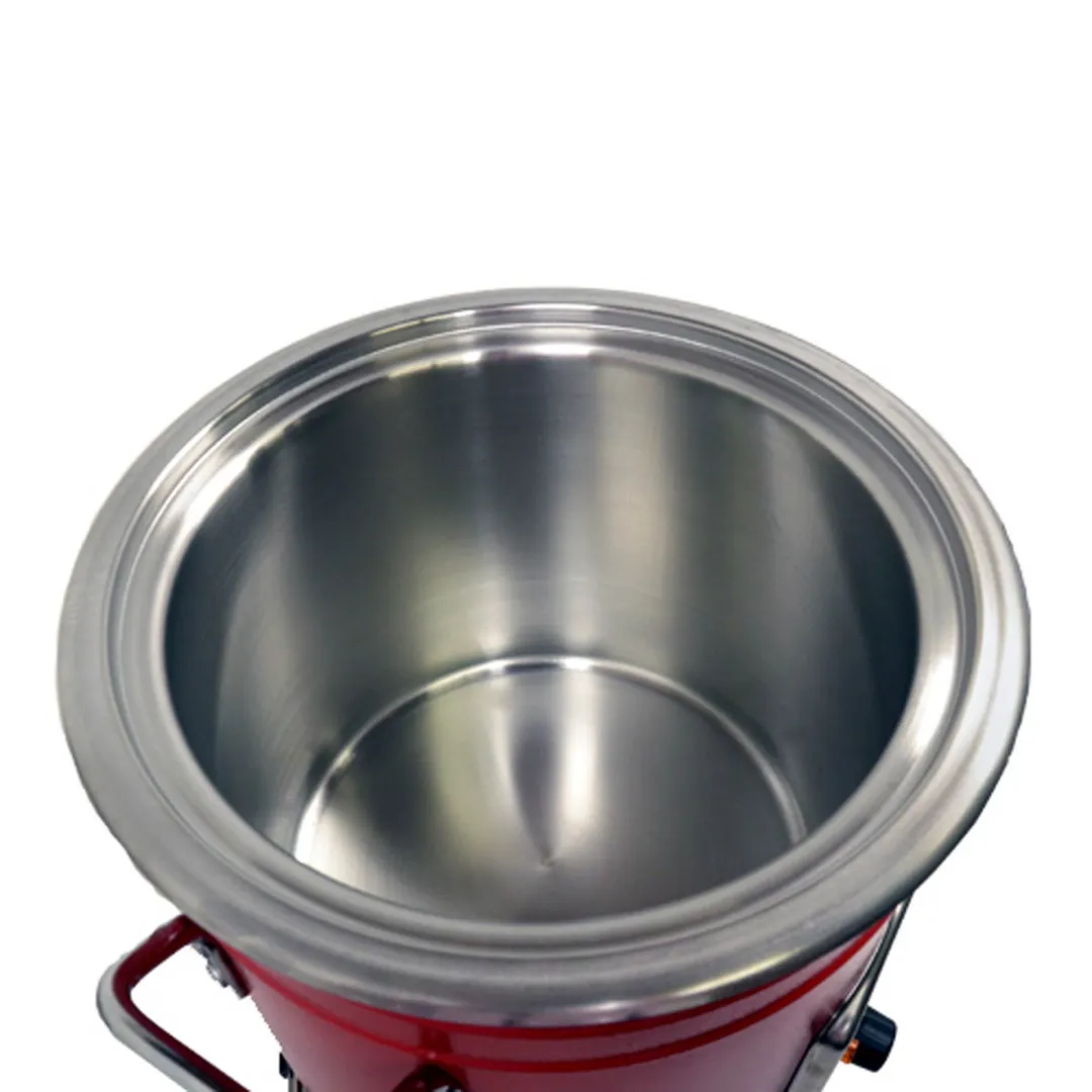 Omcan USA 44426 (Fw-Tw-5000-R) Retro Stock Pot Kettle, Electric, 11 Qt. Capacity