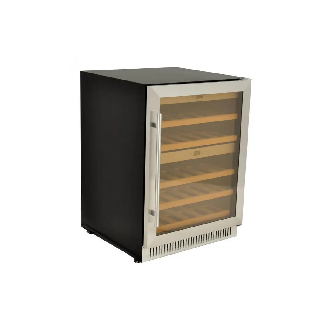 Omcan USA 45260 23" Glass Door Wine Refrigerator, Dual Temperature, 40 Bottles