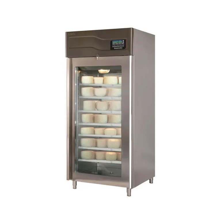 Omcan USA 45516 Affinacheese® Cheese Drying Cabinet, Reach-In, 35.6" W, 330 lbs, Stainless Steel, Glass Door, 220v