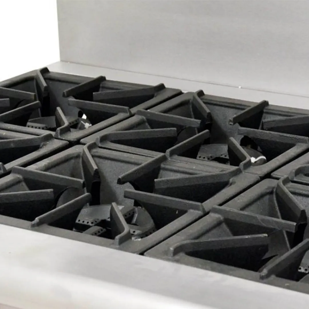 Omcan USA 46151 36" Liquid Propane Gas Restaurant Range w/ (6) Open Burners, (1) Standard Oven, 211.000 BTU