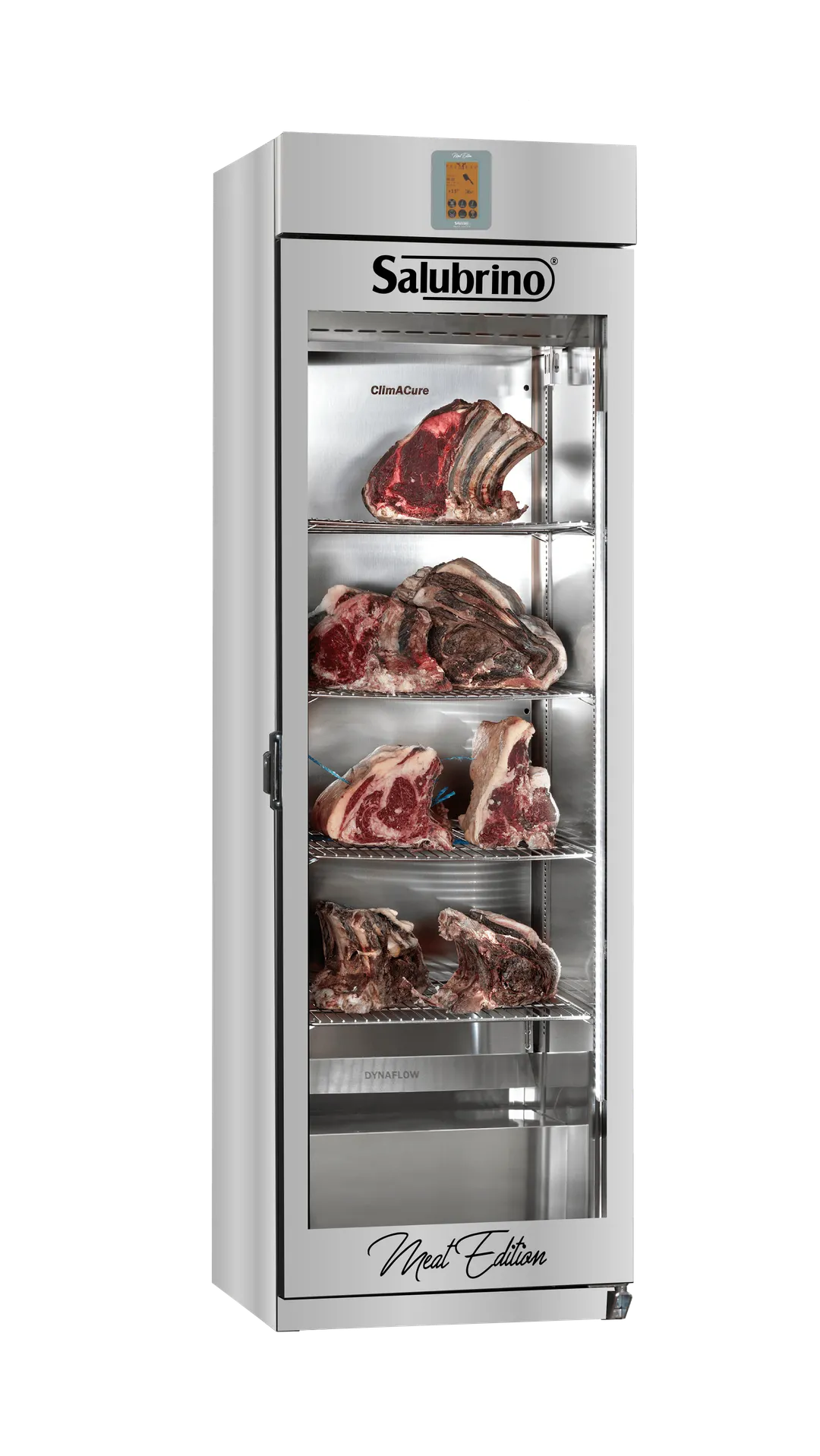 Omcan USA 47117 23 5/8" Glass Door Meat Preservation and Dry Aging Cabinet 176 lb. Capacity - 115V, 510W