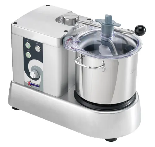 Omcan USA 47269 (47269) Bowl Cutter 6L, Stainless Steel Bowl, 110V/60/1-Ph