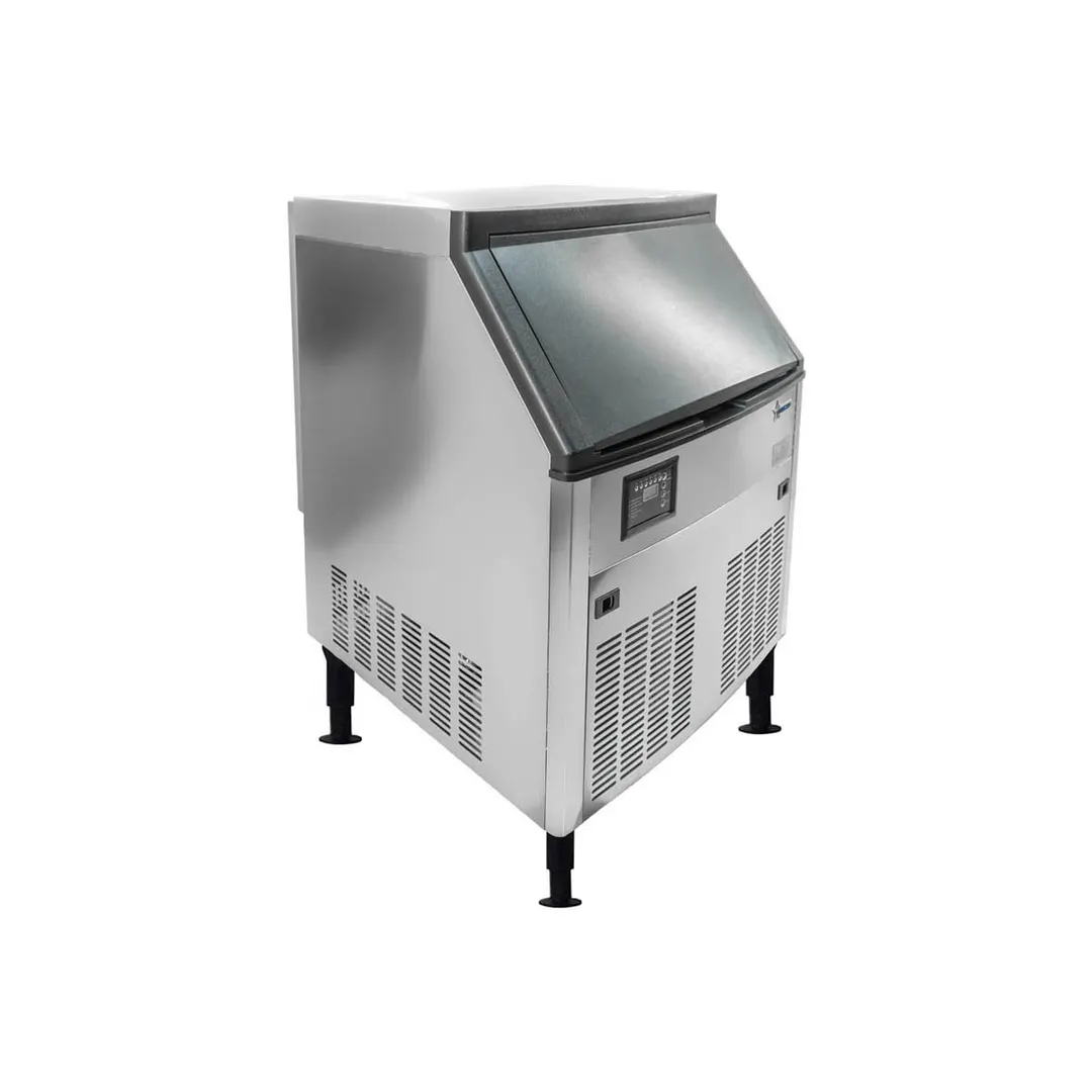 Omcan USA 47484 26" Air Cooled Full Cube 210 lb Undercounter Ice Machine with 80 lb Bin