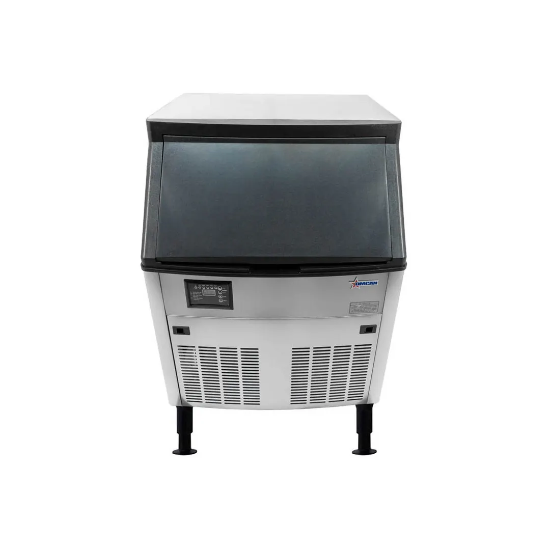 Omcan USA 47484 26" Air Cooled Full Cube 210 lb Undercounter Ice Machine with 80 lb Bin