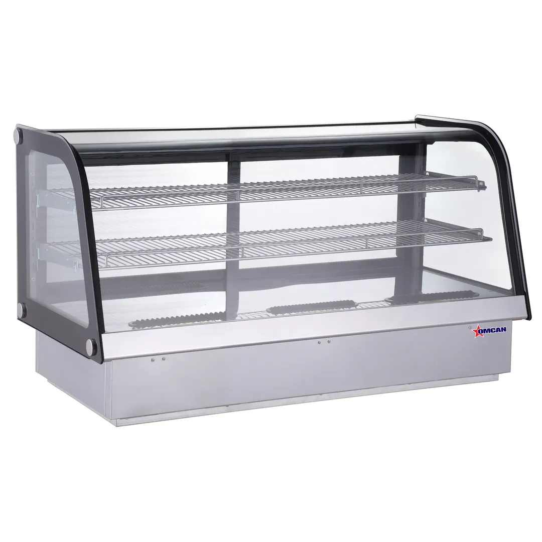 Omcan USA 47562 63" Curved Refrigerated Deli Display Case