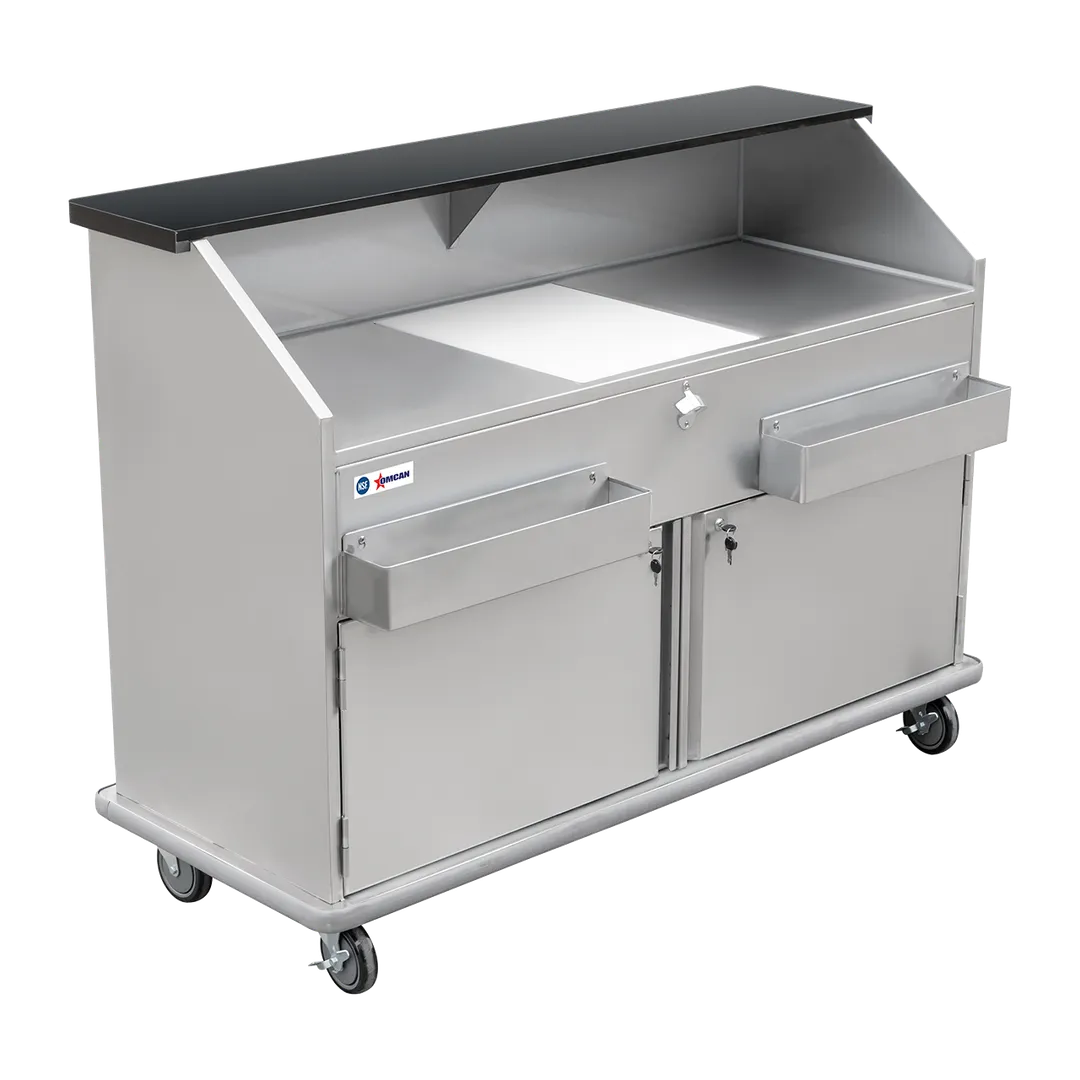 Omcan USA 48067 (48067) Portable Bar, 61"W X 23"D X 47"H, Bottle Opener