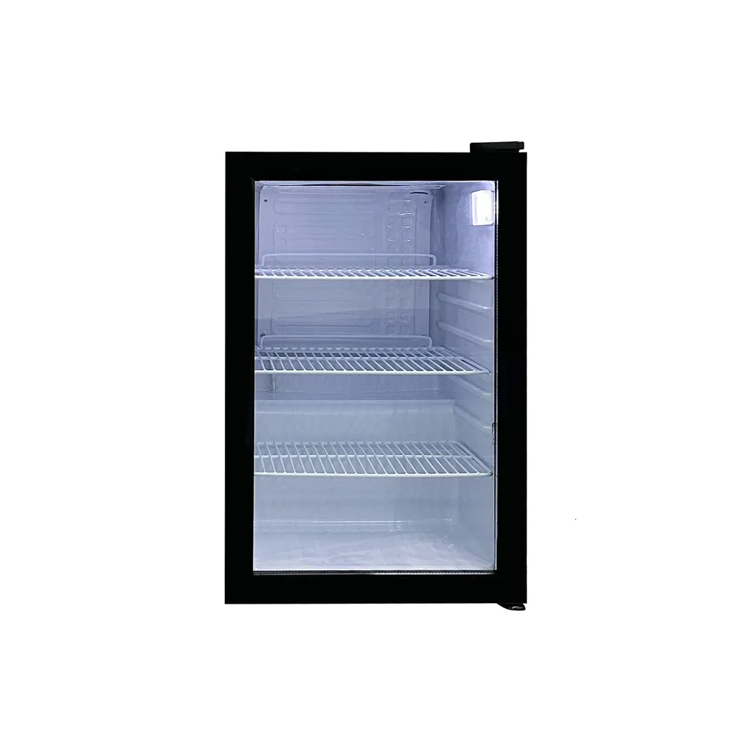 Omcan USA 48276 - 19" Countertop Glass Door Refrigerator, 2.4 cu ft, R600a, 32‑50°F, 80W 110V