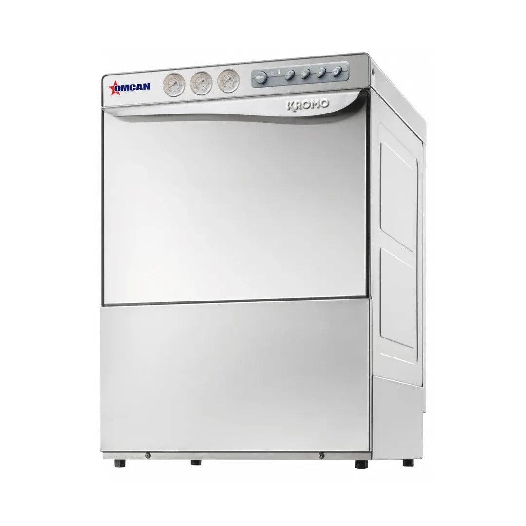 Omcan USA 49125 23" Undercounter Dishwasher,30 Racks/Hr-20 Gal/Hr-High Temp w/Booster