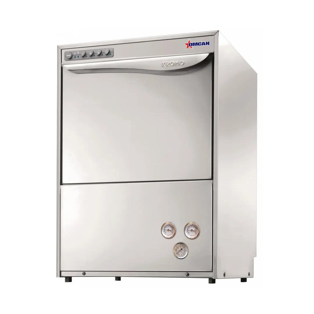 Omcan USA 49126 23" Undercounter Dishwasher,30 or 20 Racks/Hr-0.74 Gal/Rack-High Temp w/Booster