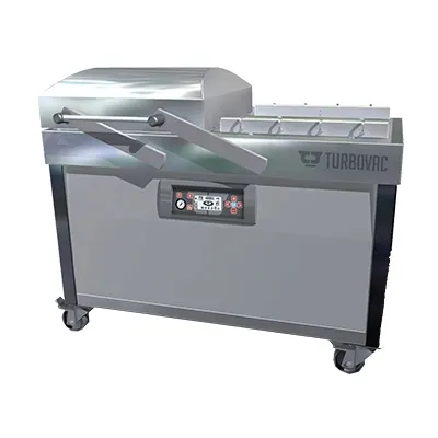 Omcan 50000 Turbovac Floor Model Chamber Vacuum Packaging Machine with (4) 24" Seal Bar