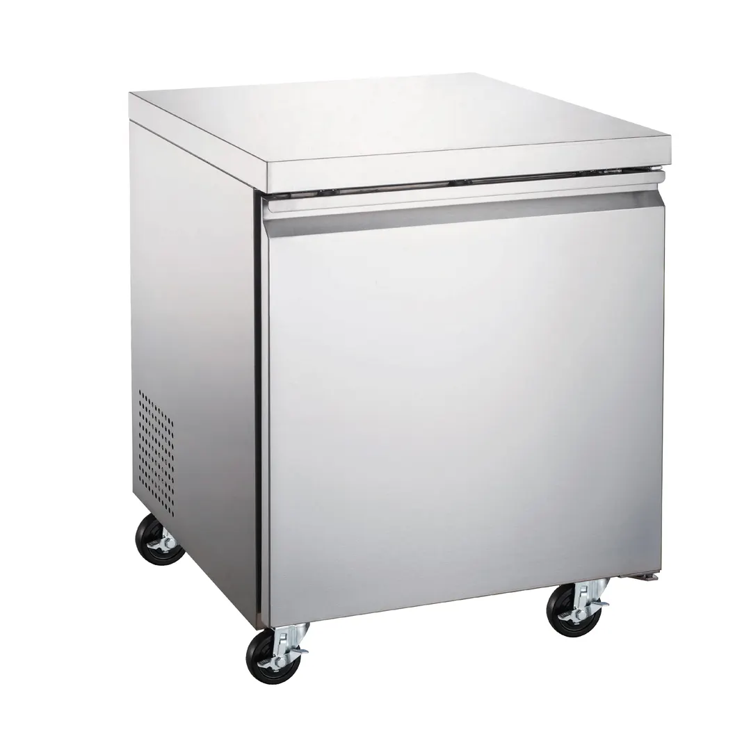 Omcan USA 50053 27" 1-Section Undercounter Freezer w/ 1 Door, 6.3 cu.ft.