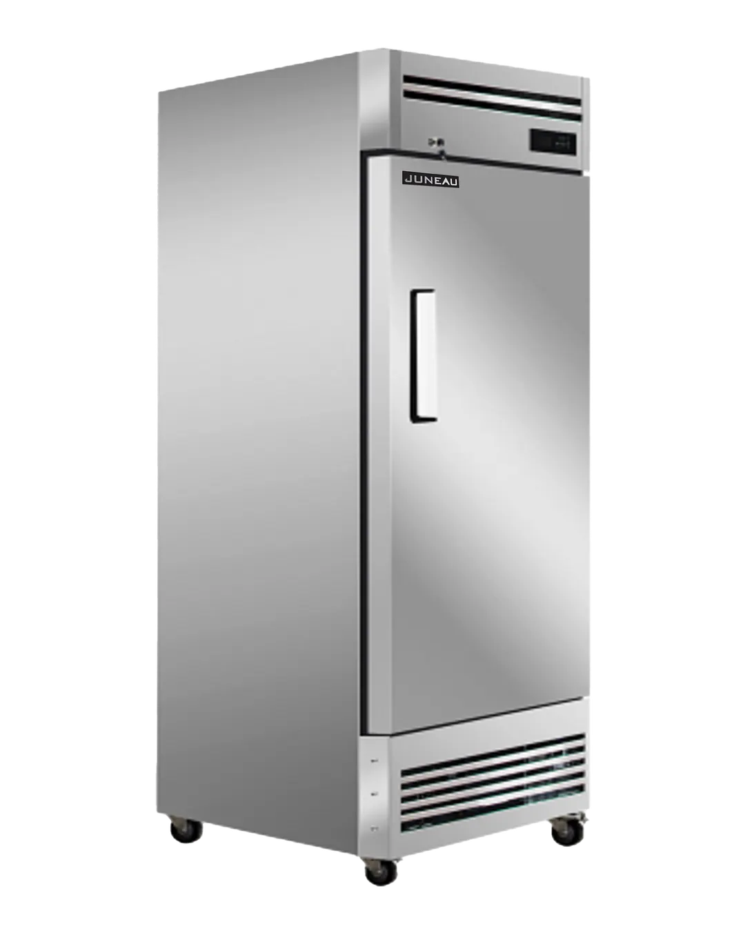 Omcan USA 58000 27" 1-Solid Door Reach-In Refrigerator, 17.8 cu. ft., Bottom Mounted