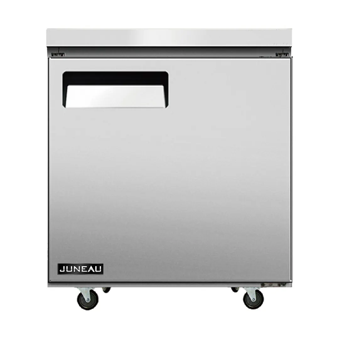 Omcan USA 58010 27" 1-Section Undercounter Refrigerator, 1 Door, 3.4 cu. ft., Stainless Steel, Self-Contained