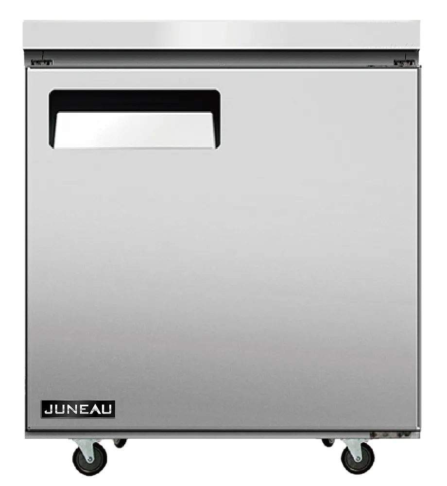 Omcan USA 58011 27" 1-Solid Door Undercounter Freezer, Stainless Steel, 3.4 cu. ft.