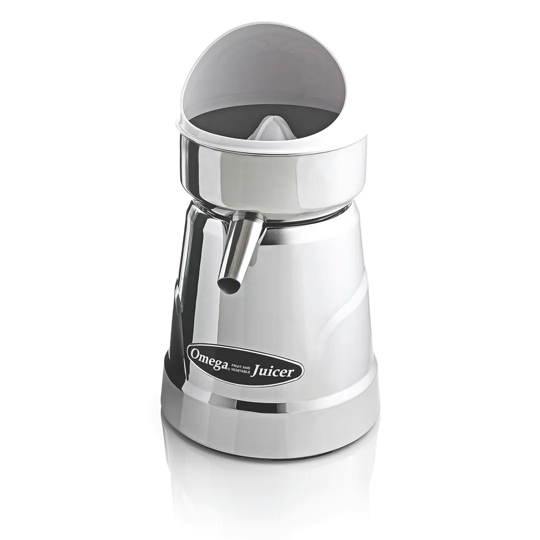 Omega C-20C Commercial Electric Citrus Juicer w/ 3 Citrus Cones, Non-Slip Feet, 1800 RPM