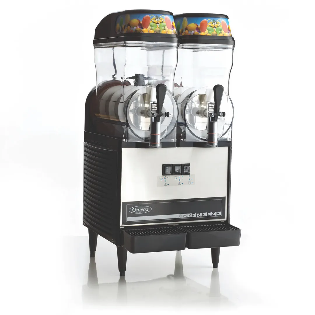 Omega OFS20 Bowl Type Non-Carbonated Granita/Frozen Drink Machine w/3 gal -700W/110-220V- Double