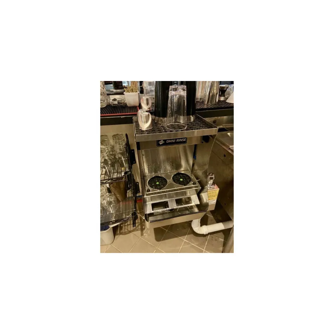 Omni-Rinse BTRS1-UB1 Bundle Auto-Rinse™ Bar Tool Rinse Station, Underbar - Push‑Button / Ice Dump