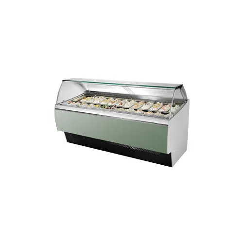 Oscartek GIA G2106 83" Gelato/Ice Cream Dipping/Display Cabinet w/ Sneeze Guard