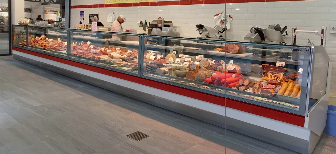 Oscartek LA CROSSE RM1150 47" Single Duty Flat Refrigerated Meat Display Case