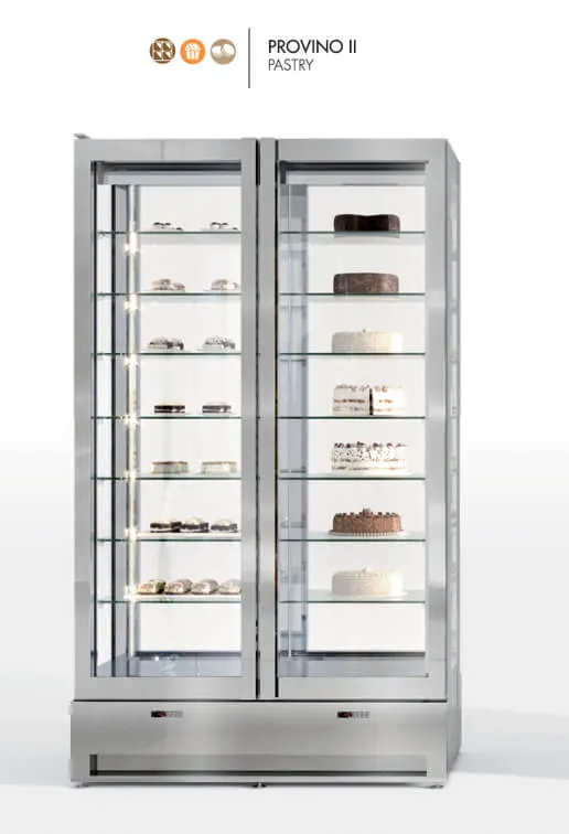 Oscartek PROVINO II DP1390 55" Curved Refrigerated Deli Display Case