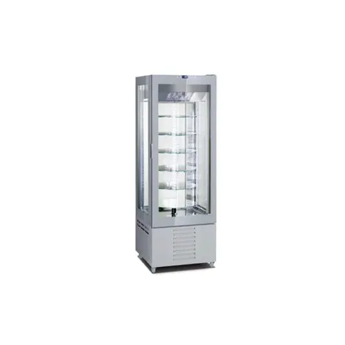 Oscartek VISION PLUS V6215 H74 - 25" Single Door Glass Merchandiser, Dual Temp Deli Beverage, 220V 8A