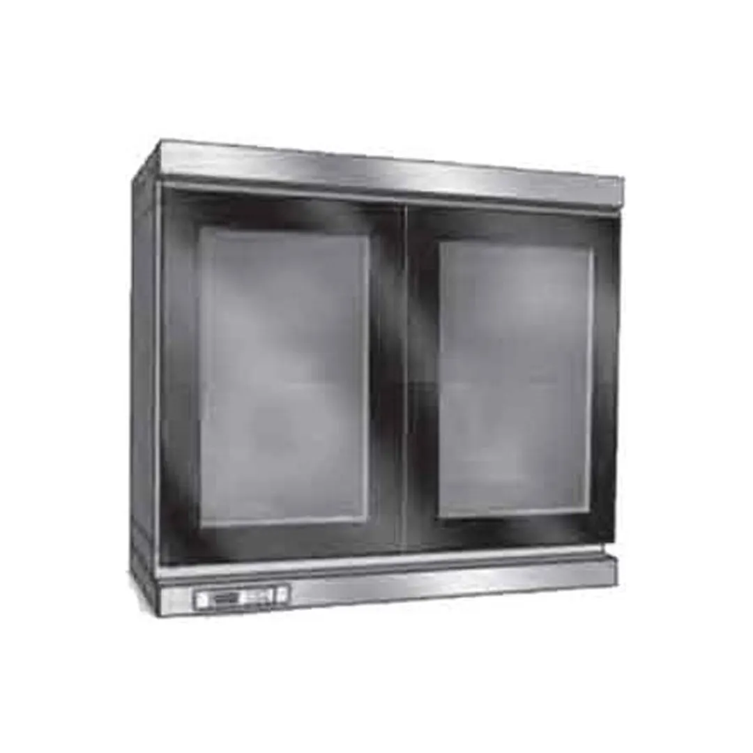 Oscartek VRW1000BT 40" Wall Mount Refrigerator w/ 2 Glass Doors, Self-Contained Refrigeration