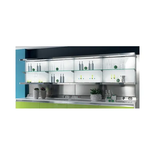 Oscartek WALL SHELVING DISPLAY WS1 1500 Glass Wall Mounted Shelf Display - 59" Length