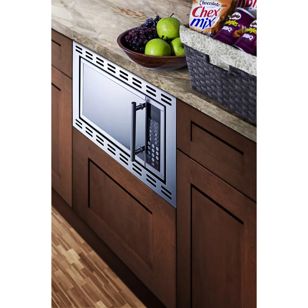 Summit OTR24 900 Watts Built-in Microwave Oven, 0.9 cu. ft.