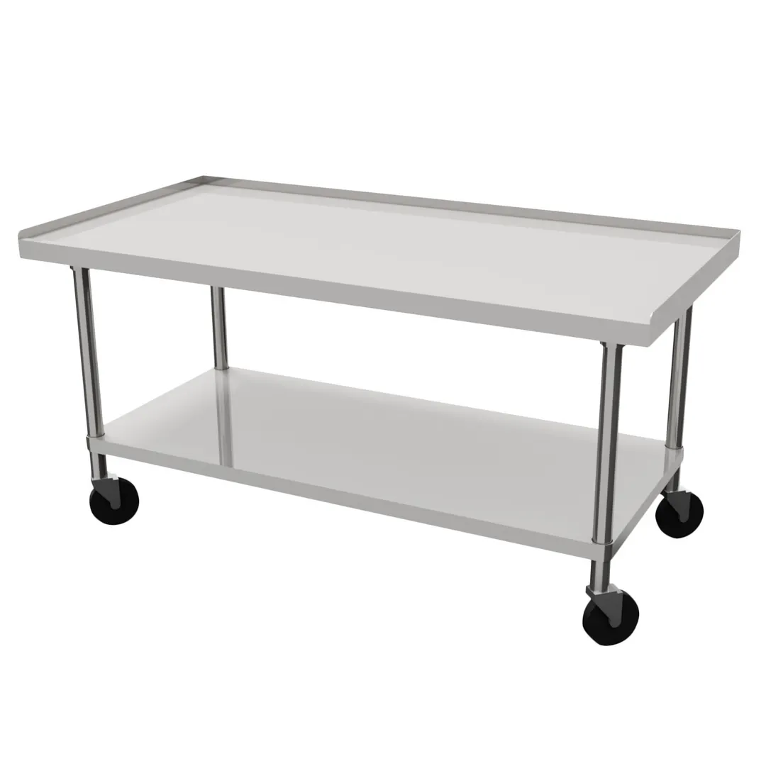 Ovention OV-STND-2460 Equipment Stand, 24"H X 60"W, No-Drip V-Edge On Front