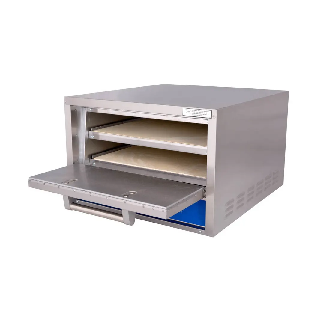 Bakers Pride P22-BL 26" Electric Countertop Pizza Bake Oven w/ 2 Decks, Thermostatic Controls