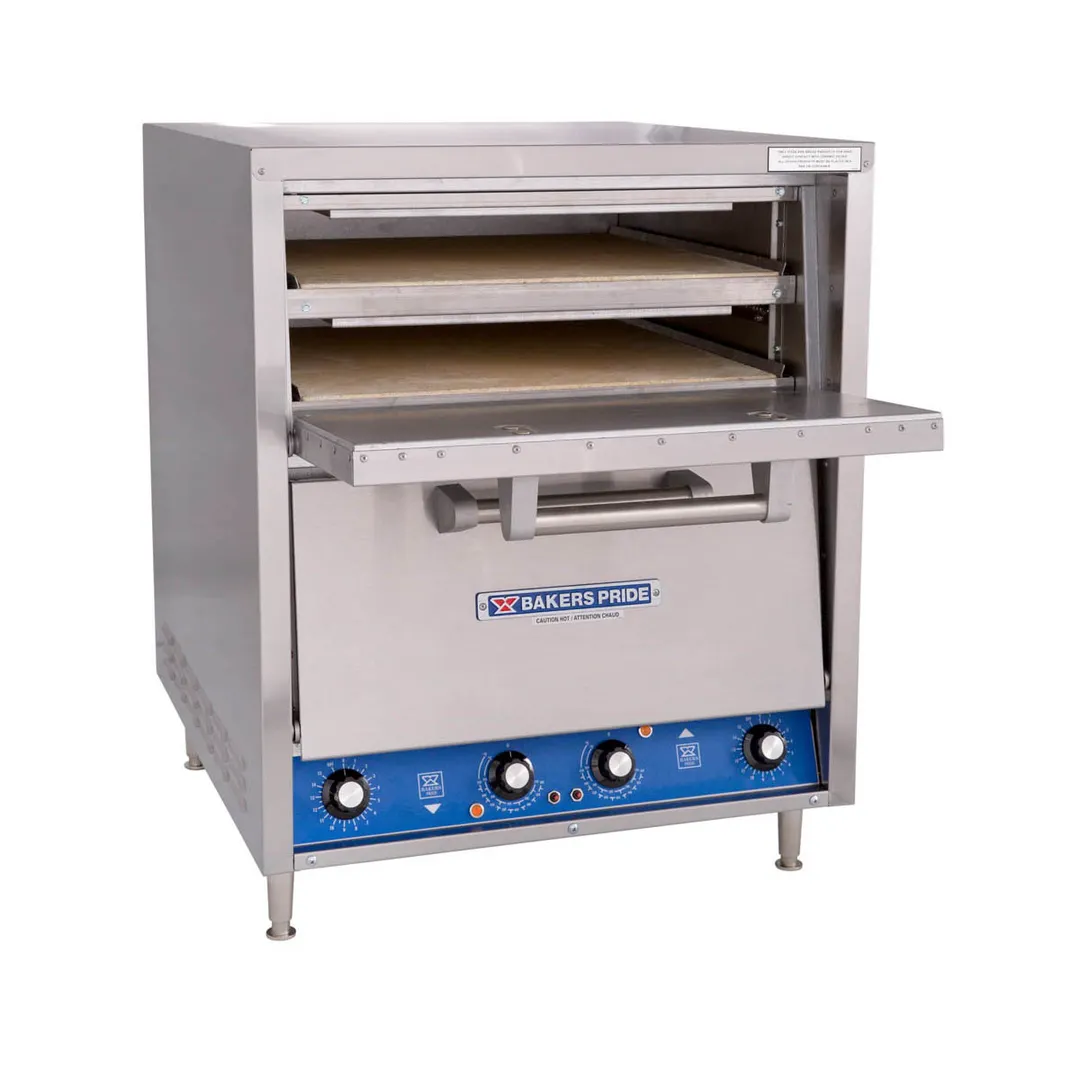 Bakers Pride P44-BL 26" Electric Countertop Pizza Bake Oven w/ 4 Decks, Thermostatic Controls