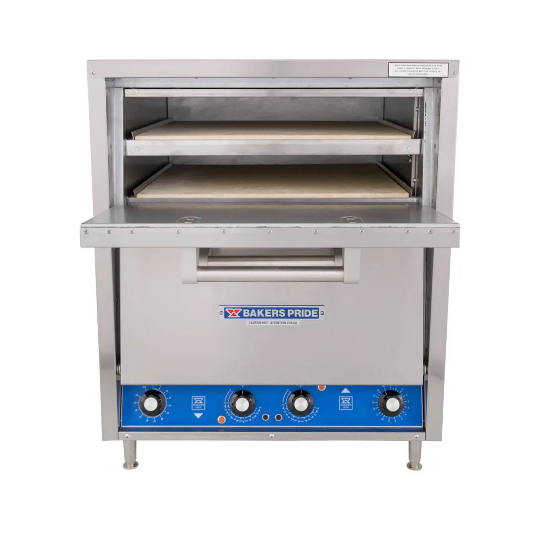 Bakers Pride P46S 26" Electric Countertop Pizza Bake Oven w/ 2 Decks, Thermostatic Controls