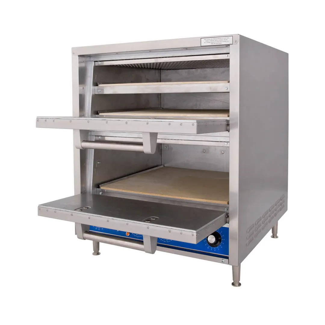 Bakers Pride P46S 26" Electric Countertop Pizza Bake Oven w/ 2 Decks, Thermostatic Controls