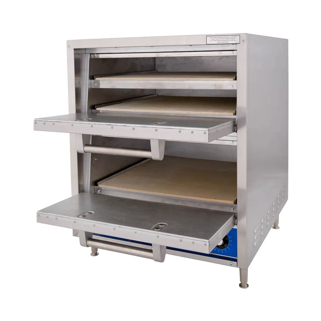Bakers Pride P46S 26" Electric Countertop Pizza Bake Oven w/ 2 Decks, Thermostatic Controls