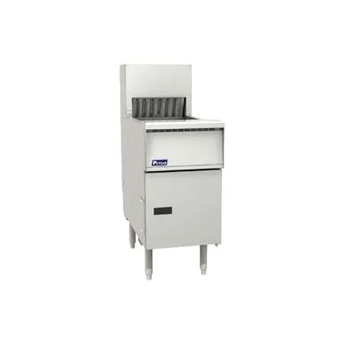 Pitco PCF-14 Floor Model Fryer Dump Station w/ 2 Sections, Grease Filter, Removable Tray