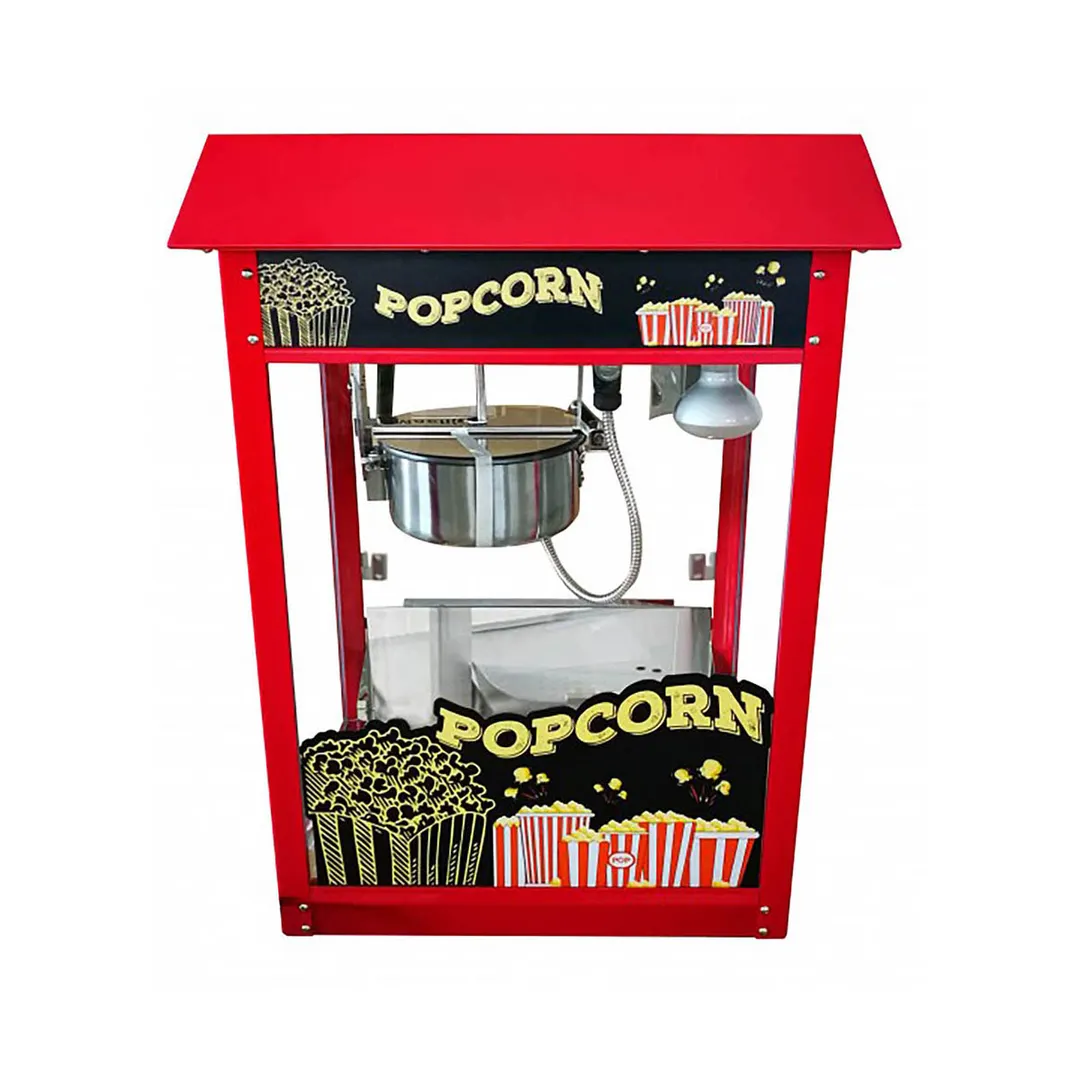 Adcraft PCM-8L 8-Oz. Popcorn Machine by Admiral Craft w/ 30"W, 3-Switch Operation, Red Top