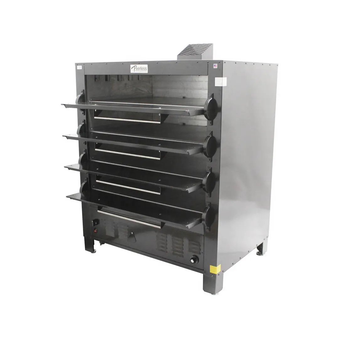 Peerless 2348B 50" Gas Bake Oven, Four Deck