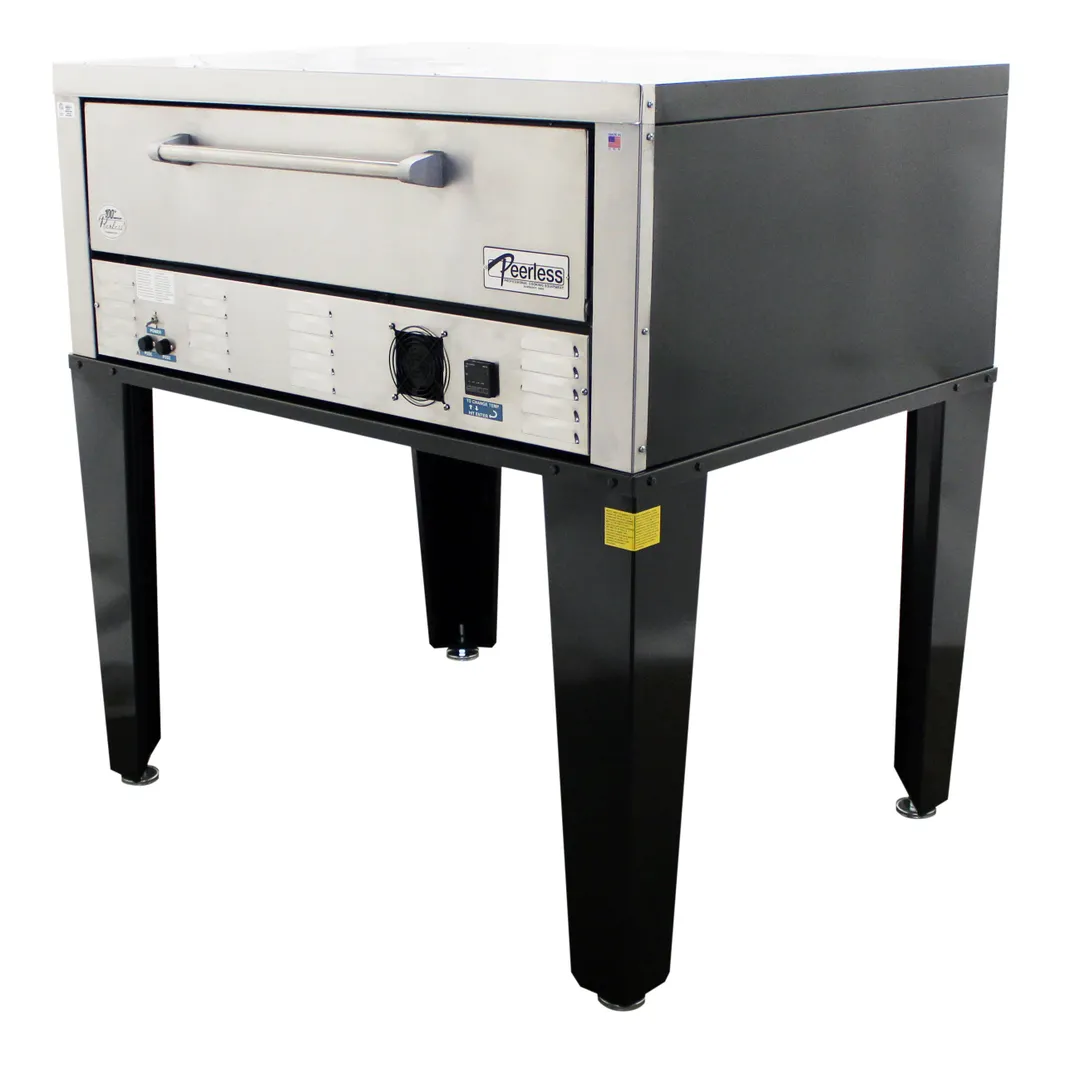 Peerless CE41PE 50" Single Deck Electric Pizza Deck Oven,  42"W x 32"D Deck Interior, 220V
