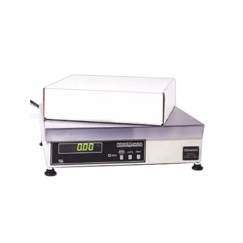 Penn Scale 7300-HR Scale, 65-350 lb Capacity, 12"x14" Stainless Steel Platform, Green LED Display, SQC/SPC