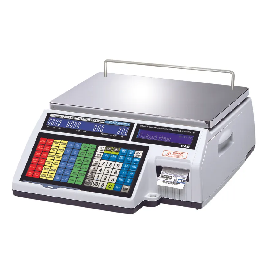 Penn Scale CL5500B-30 Label Printing Scale, 30 lb Capacity, 15" x 9", Dual Range, LCD, Ethernet, NTEP Certified
