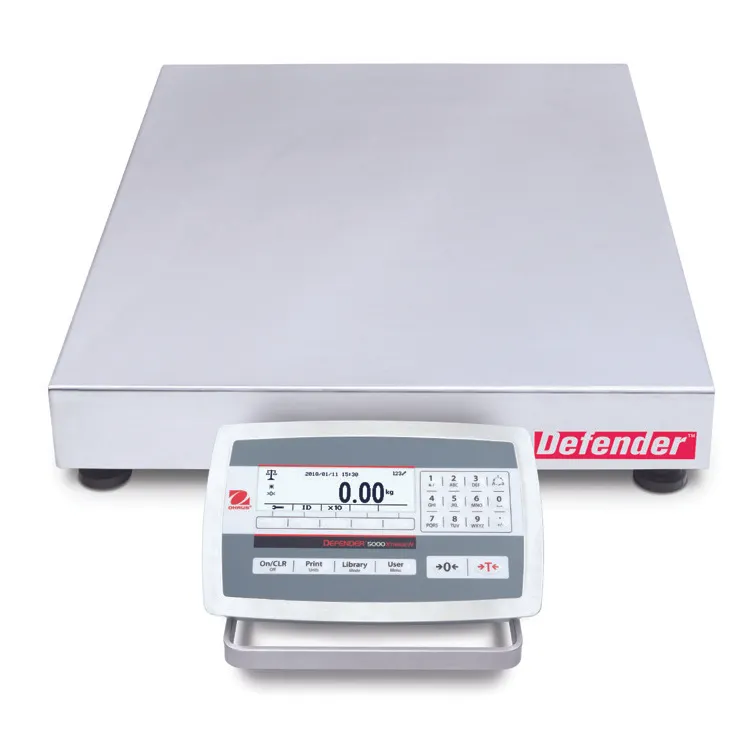 Penn Scale D52XW125WQL5 Ohaus Defender 5000 Scale, 65-350 lb Capacity, 18"x18" Stainless Steel Platform, Legal