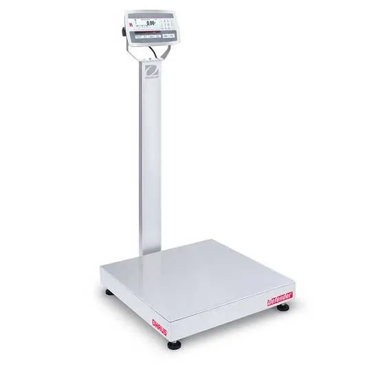 Penn Scale D52XW125WQV8 - Ohaus Defender 5000 Scale, 65-350 lb Capacity, 24"x24" Stainless Platform, Washdown