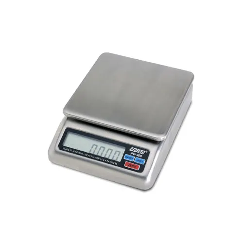 Penn Scale PC-400-10 Portion Control Scale, 10-29 lb Capacity, 6” Square Stainless Steel Platform, LCD Display